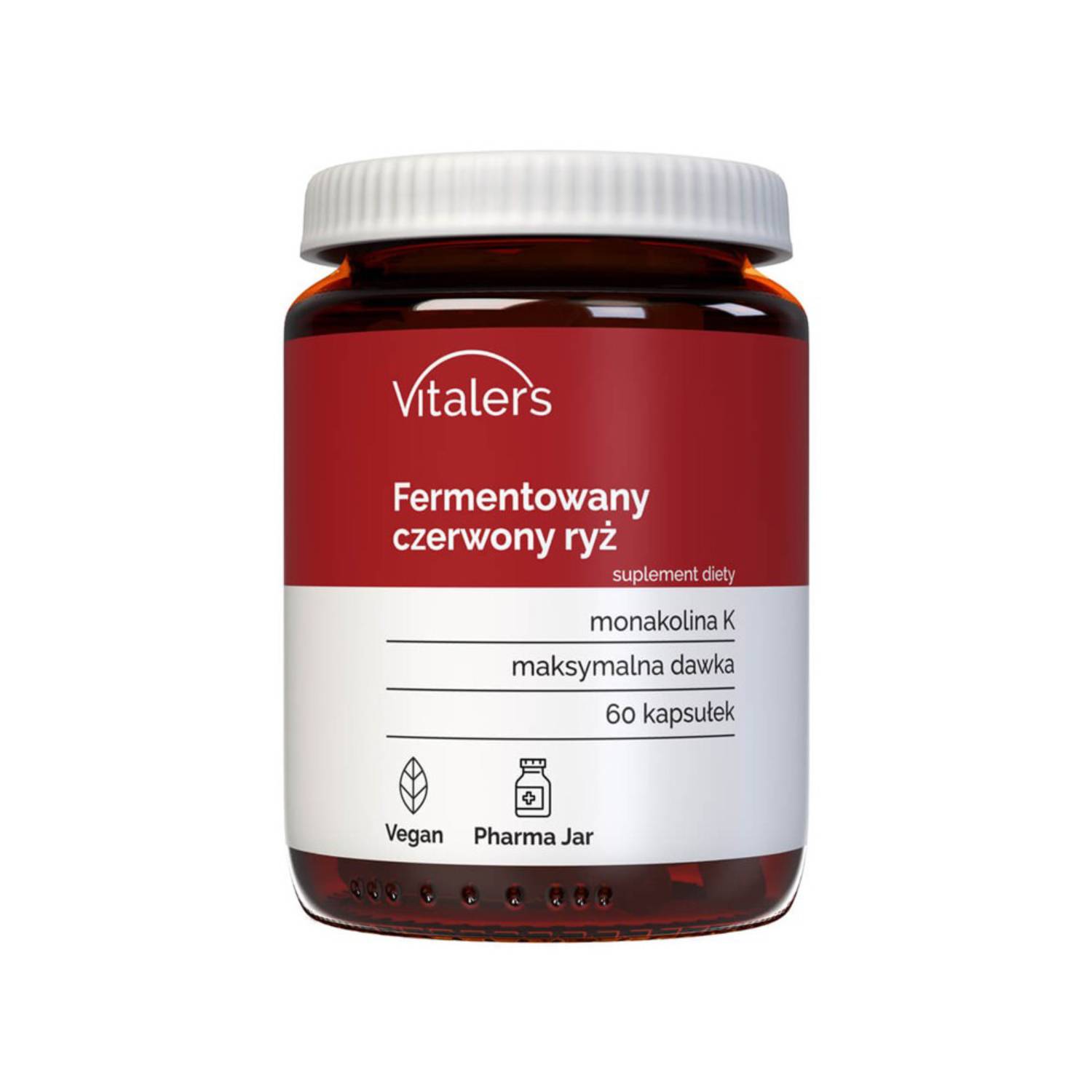 Vitaler's fermentowany czerwony ryż, 60 kapsułek