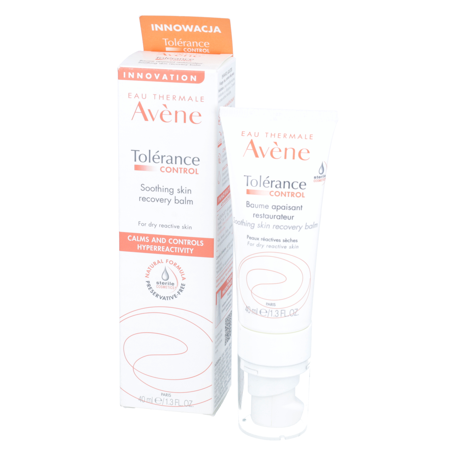 Avene tolérance control - balsam łagodząco-regenerujący, 40 ml