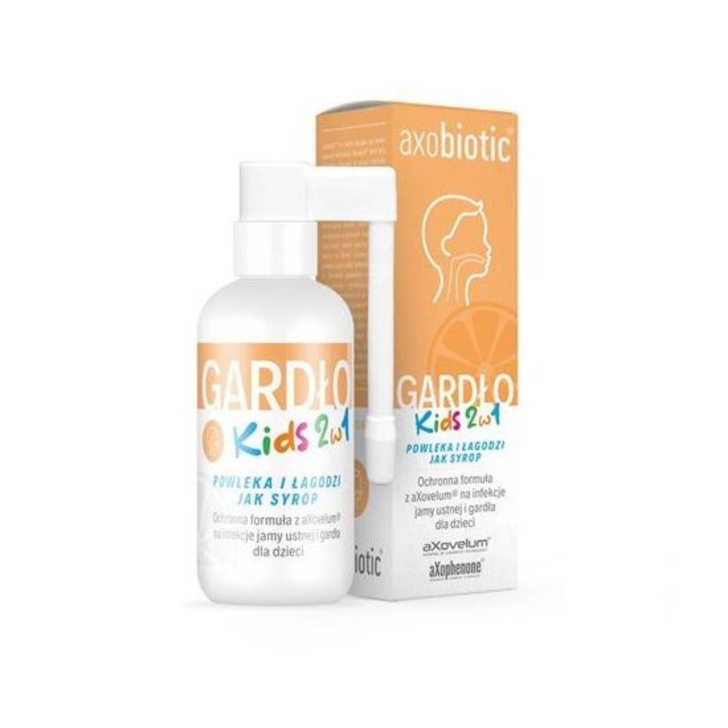 Axobiotic gardło kids - spray do gardła 2w1, 30 ml
