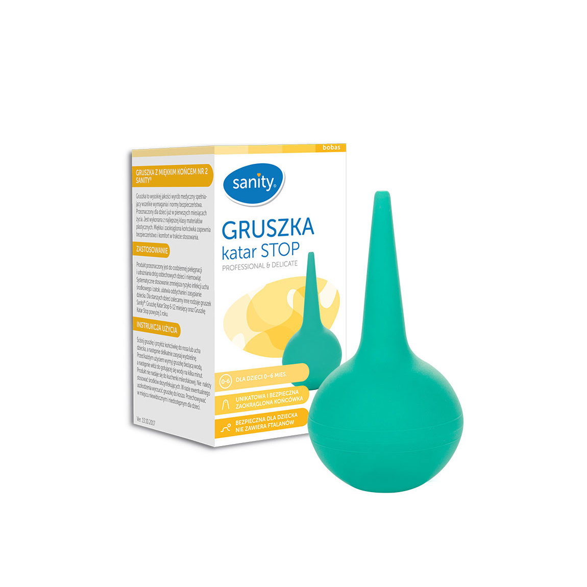 Sanity - gruszka z miękkim końcem, nr 2, 1 sztuka
