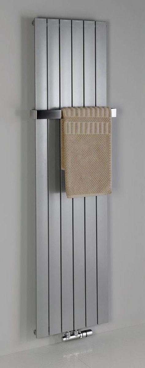 Sapho Colonna grzejnik łazienkowy 29,8x180 cm srebrny metalik IR143