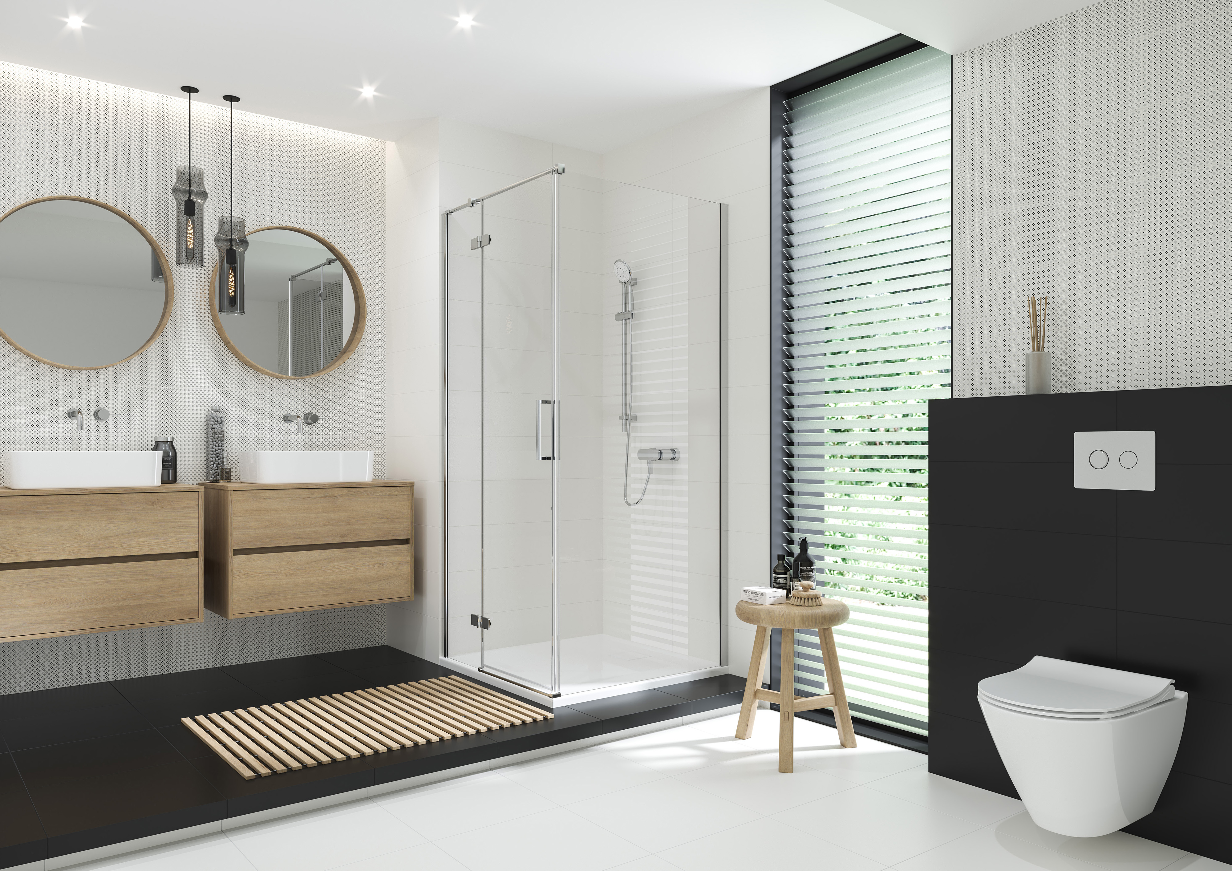 Cersanit Tako Slim brodzik 90x90 cm kwadratowy biały S601-122 - Wysyłka w 24h