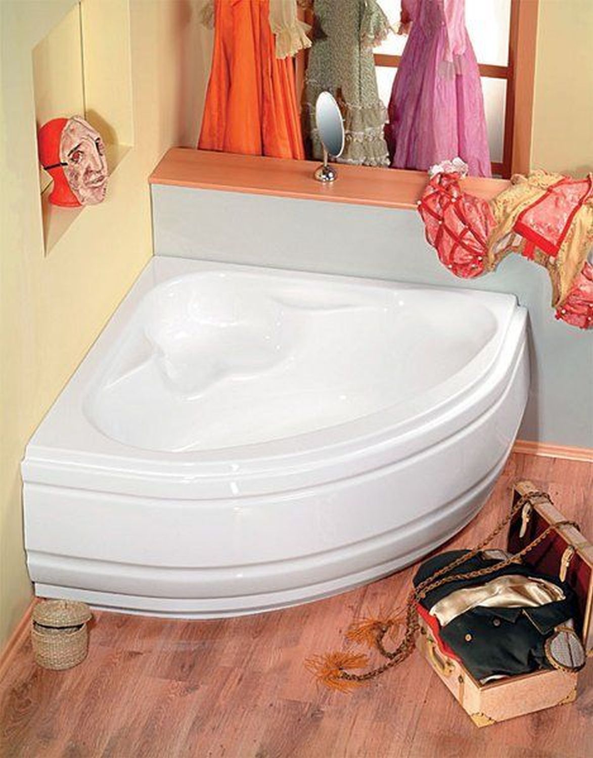 Polysan Nila wanna narożna 120x120 cm biała 10111