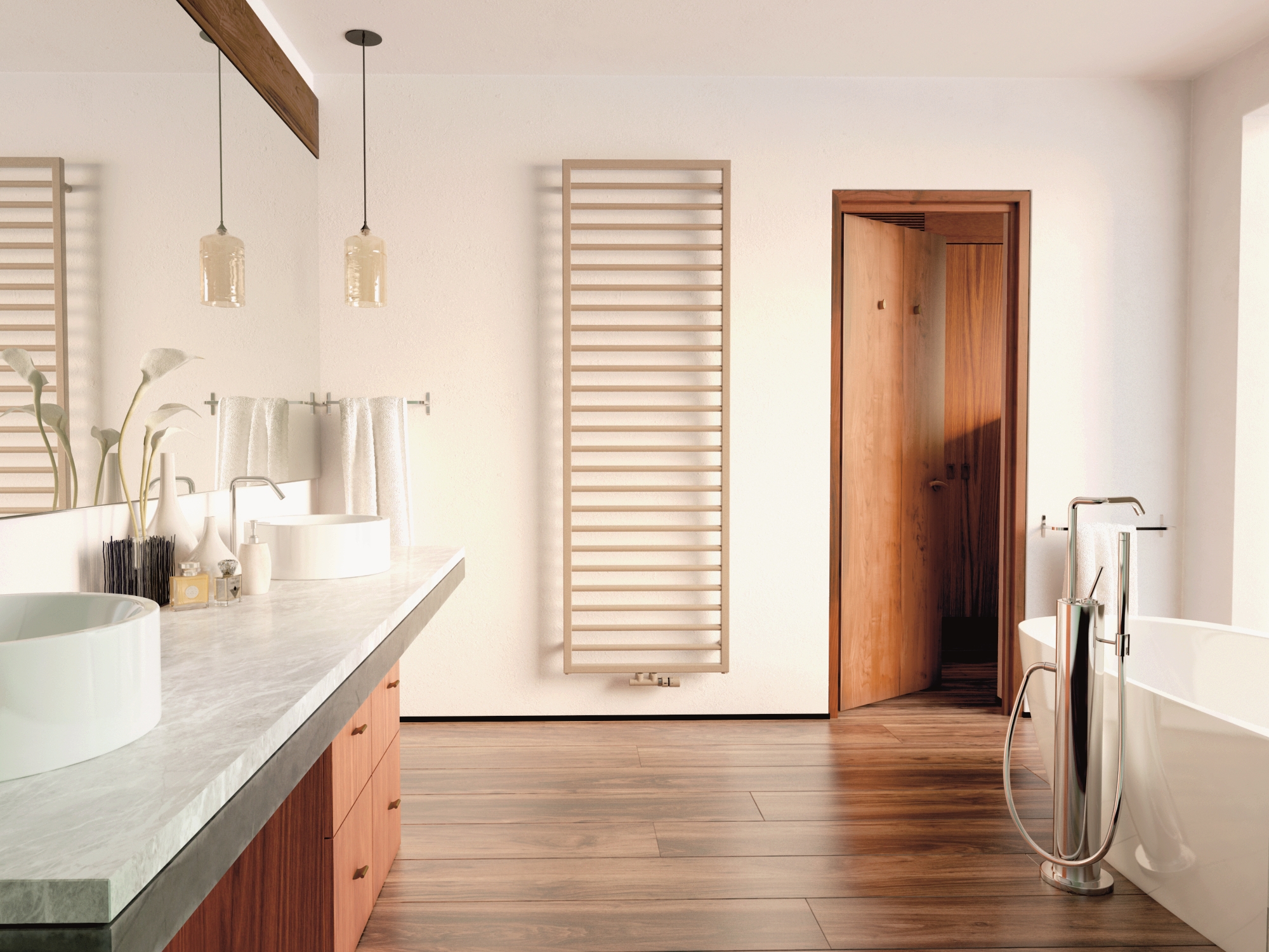 Zehnder Subway grzejnik łazienkowy 183,7x60 cm biały SUB180-060