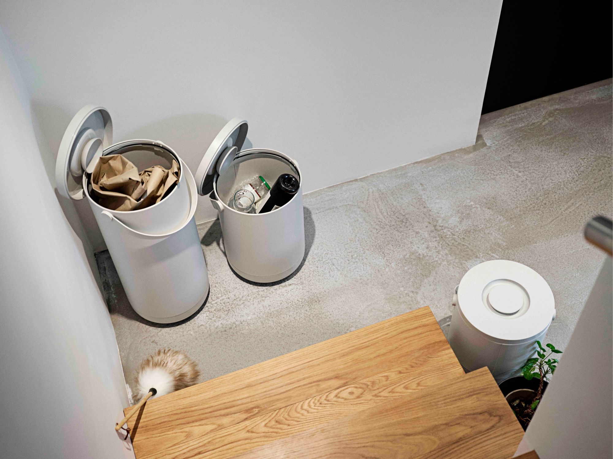 Zone Denmark Circular kosz na śmieci 35 l szary 26532