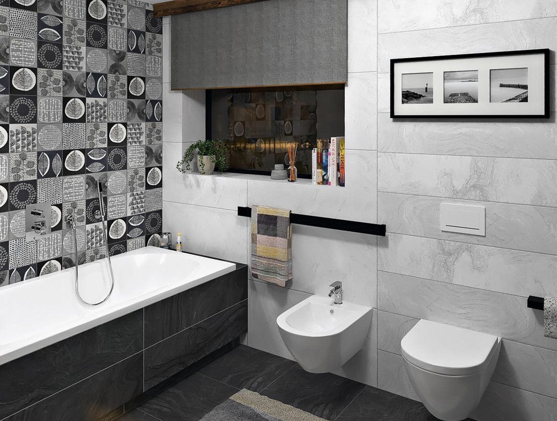 Sapho Patron drążek na ręcznik czarny PX088