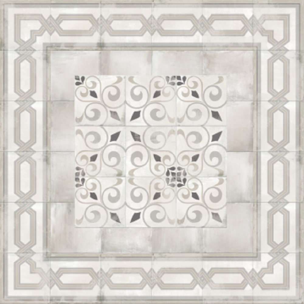 Monopole Avenue Grey Angle dekor ścienno-podłogowy 18,7x18,7 cm