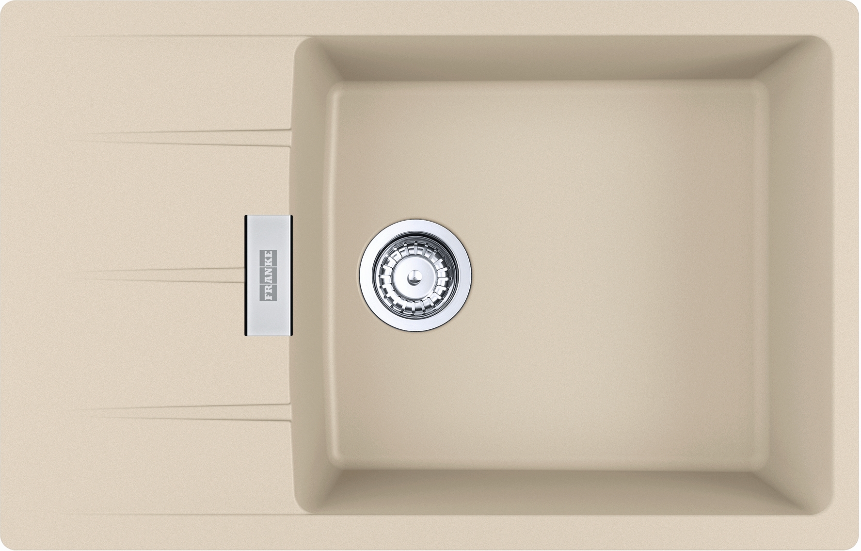 Franke Centro CNG 611-78 XL GSC zlewozmywak 78x50 cm Fragranite beżowy 114.0687.324