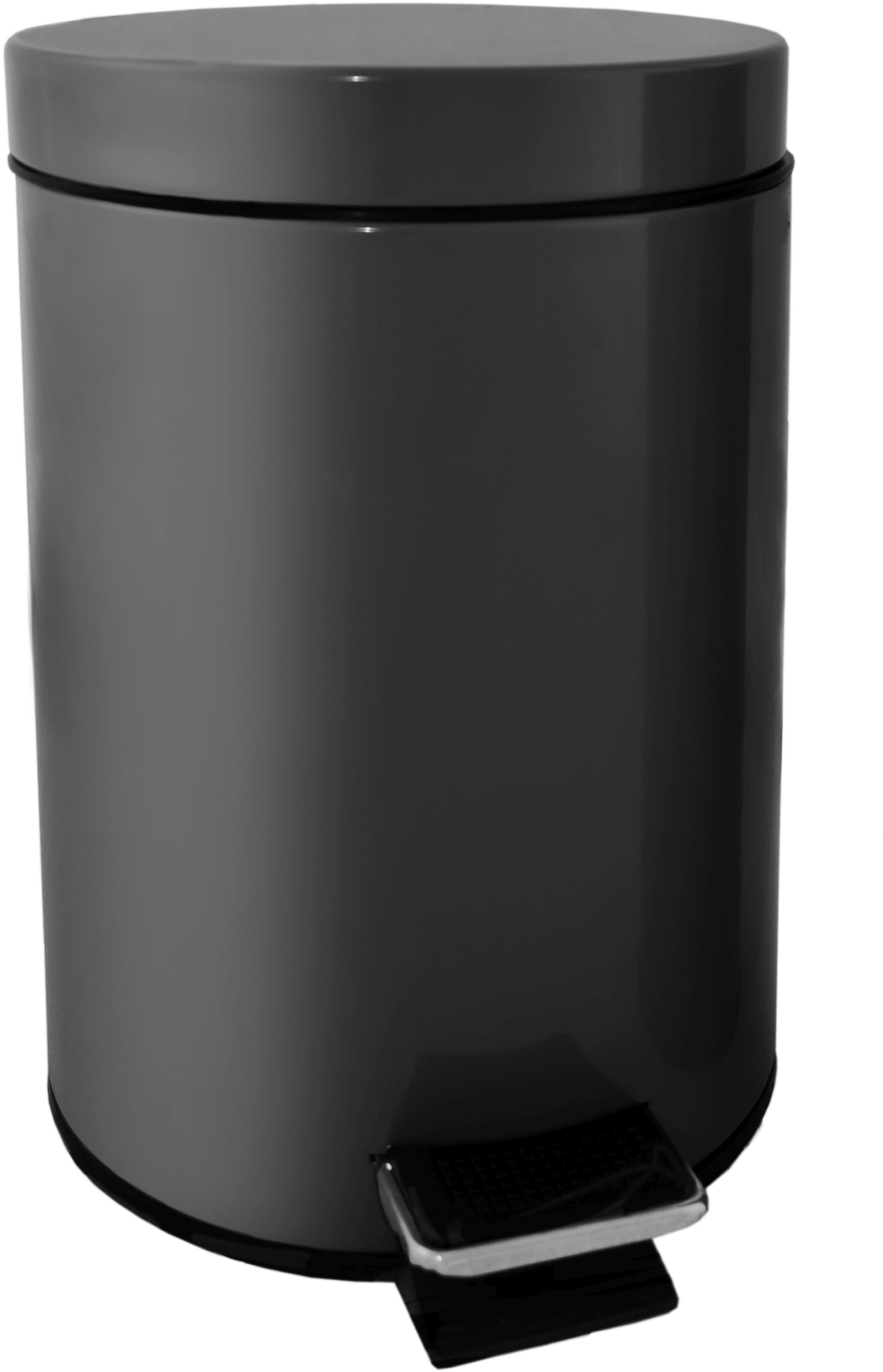 Sepio kosz na śmieci 3 l stalowy czarny satynowy 10KOSZ3LCZARN