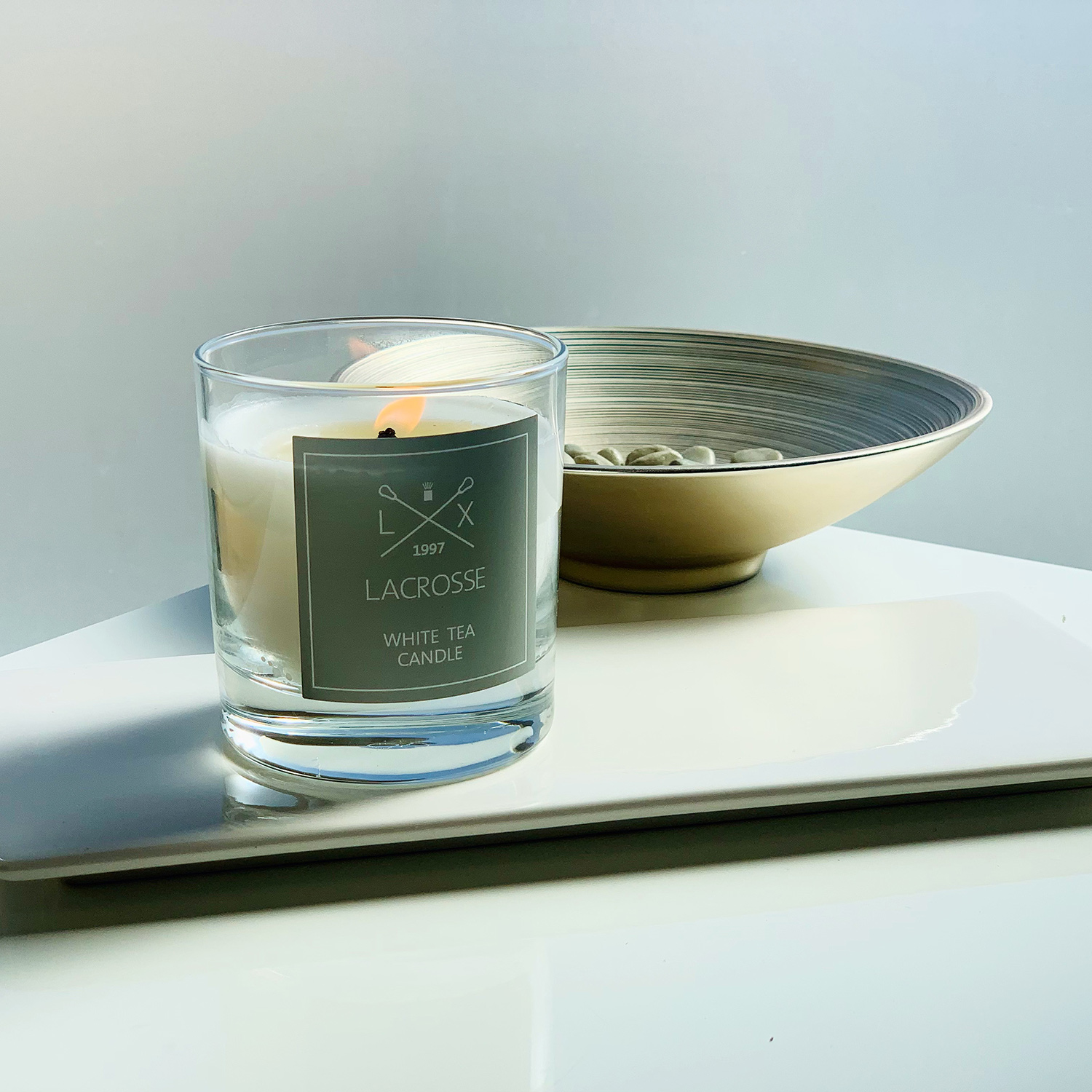 Lacrosse White Tea świeca zapachowa roślinna 60 h ZVV060THLC - Wysyłka w 24h