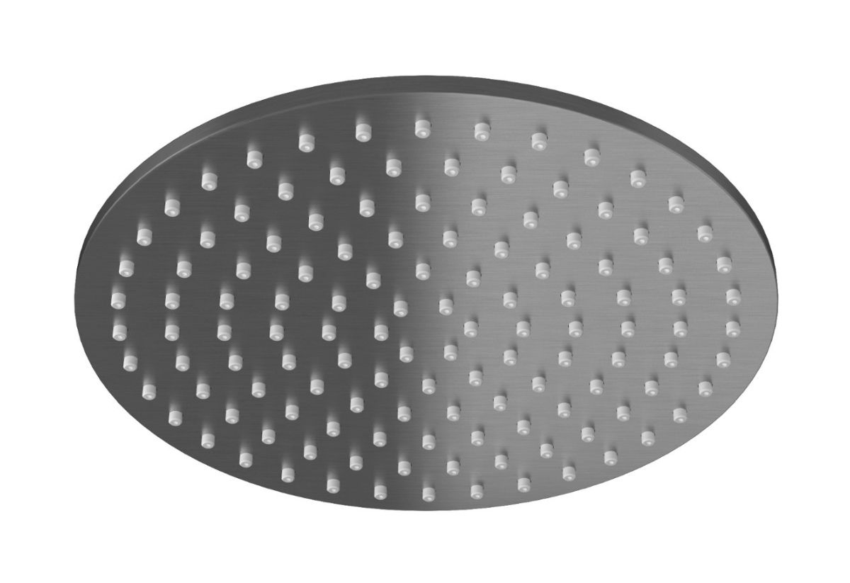 Kohlman Experience Gray deszczownica 25 cm okrągła szczotkowany grafit R25EG - Wysyłka w 24h