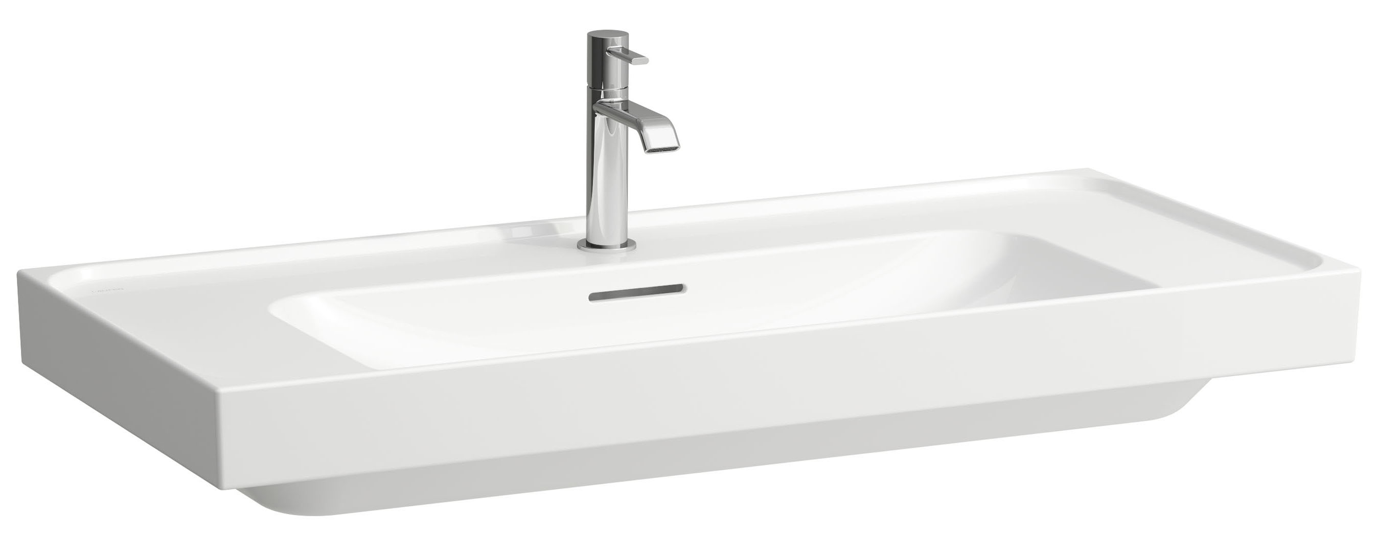 Laufen Meda umywalka 100x46 cm prostokątna ścienna-meblowa biała H8101190001041