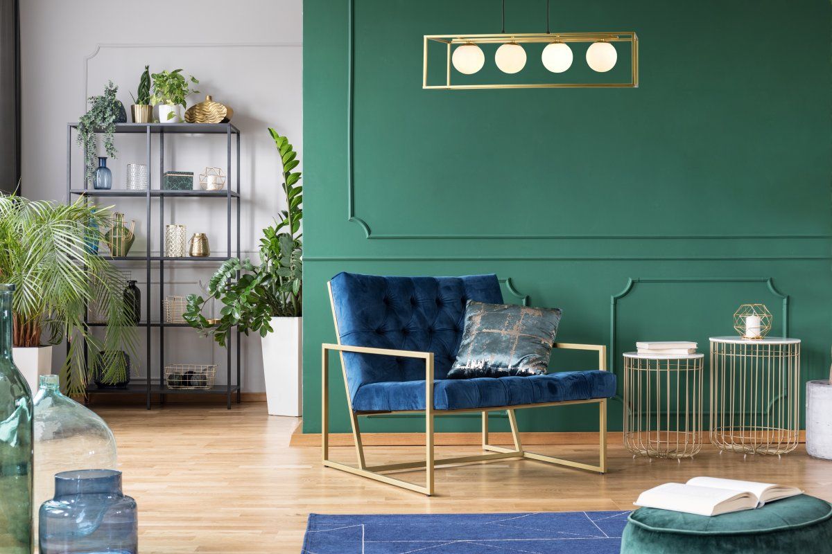 GTV Avelin lampa wisząca 4x40 W złota OS-AVEL3-40-DEC