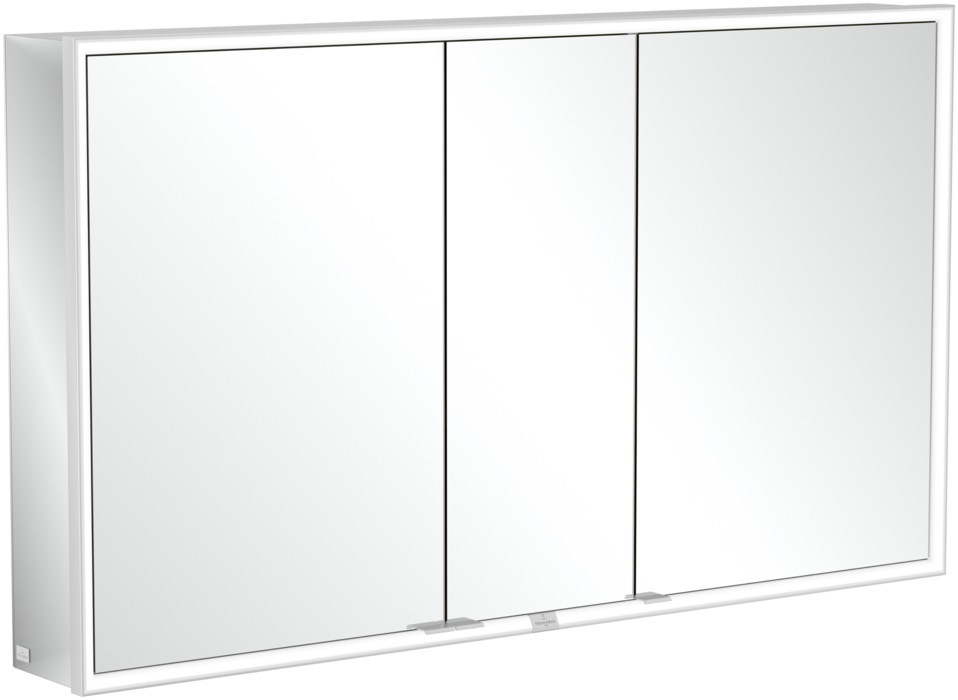 Villeroy & Boch My View Now szafka 130 cm ścienna lustrzana biała/aluminium A4551300