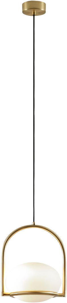 Leds C4 Coco lampa wisząca 1x9W LED złota/biała 00-7984-ET-M1