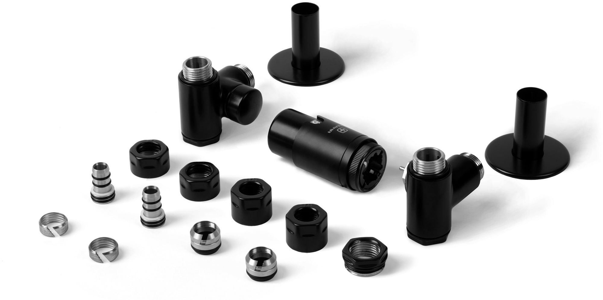 Terma Integra All in One zestaw trójosiowy termostatyczny prawy czarny mat TGETINTEPK9M5 - Wysyłka w 24h