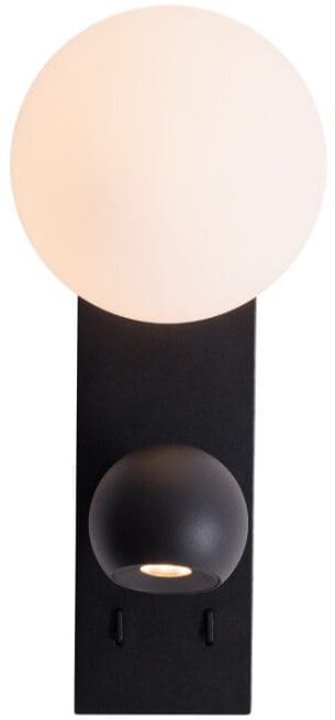 MaxLight Atom kinkiet 2x5 W czarny W0351