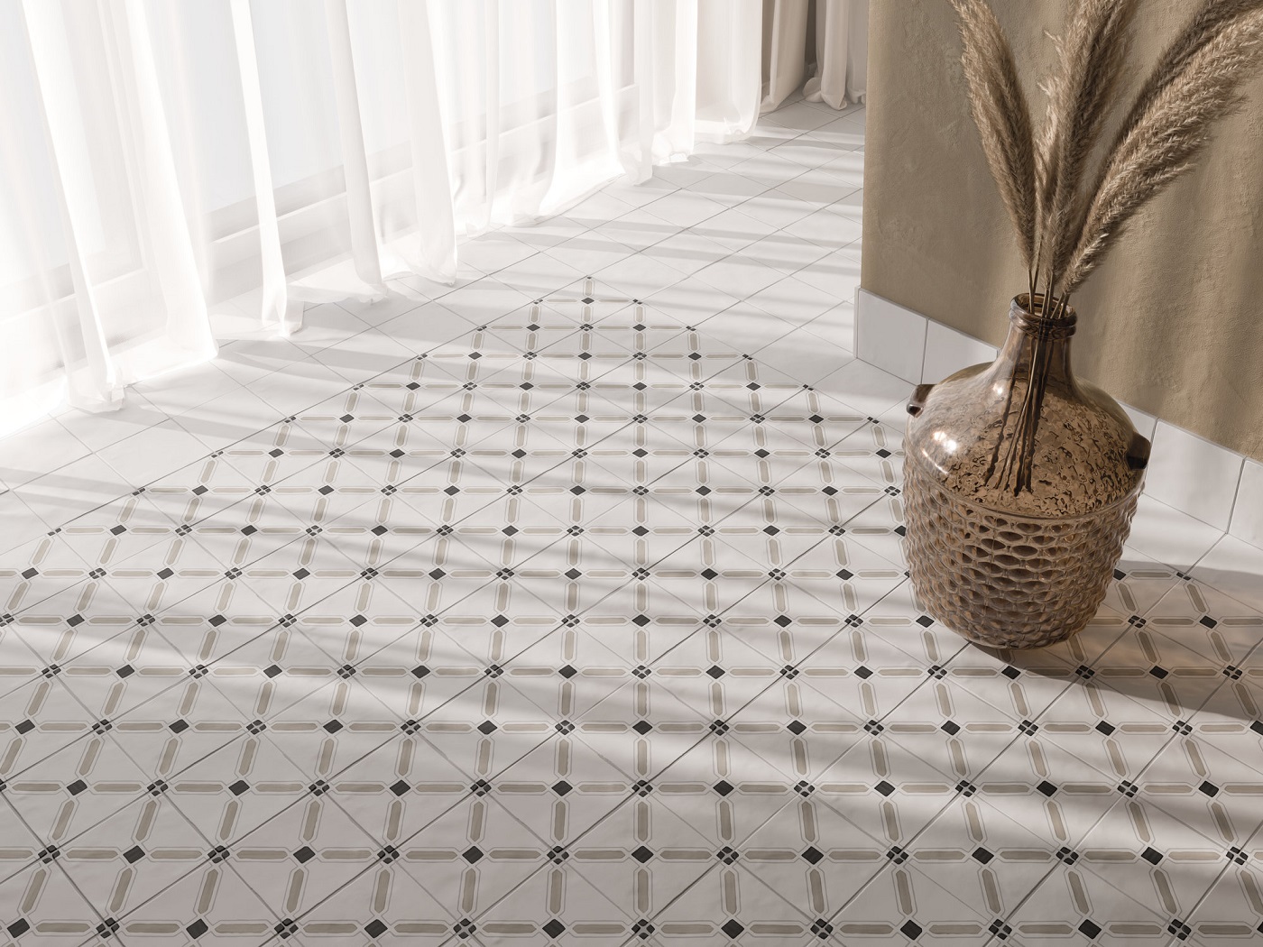 Peronda Harmony Tanger Plain płytka ścienno-podłogowa 12,3x12,3 cm