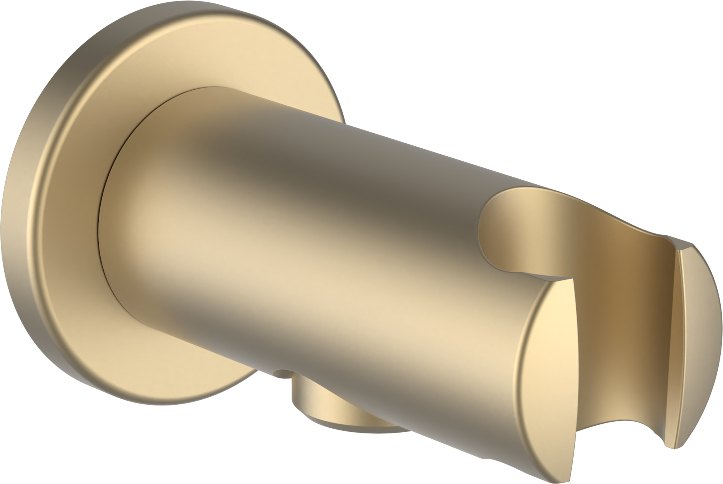 Laufen Twin przyłącze kątowe z uchwytem złoty mat HF504778462000