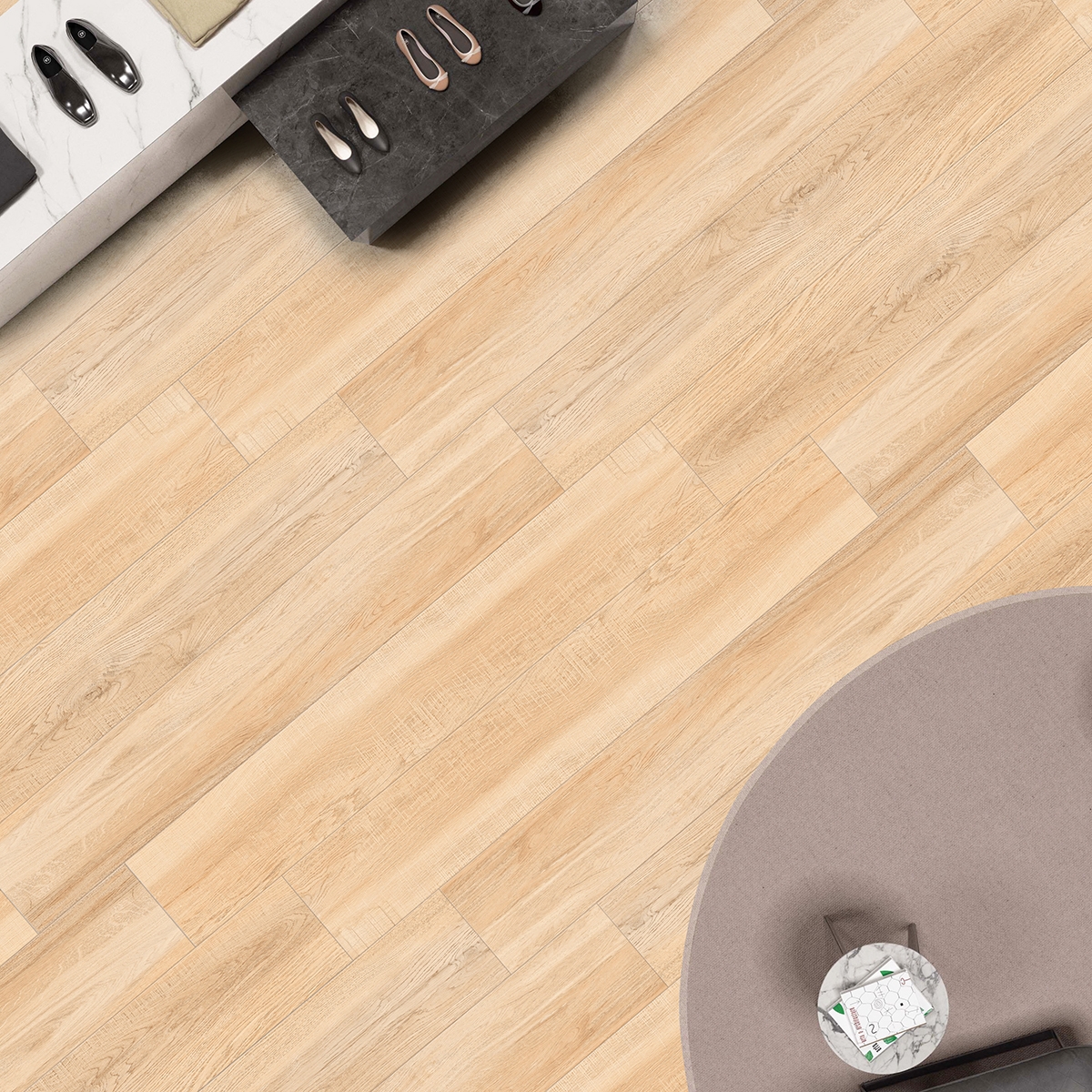 Euroceramic Terra Wood Beige płytka podłogowa 19,5x120 cm