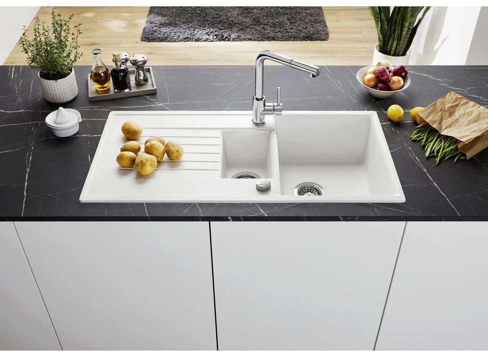 Blanco Zia 6 S zlewozmywak 100x50 cm Silgranit biały 514734