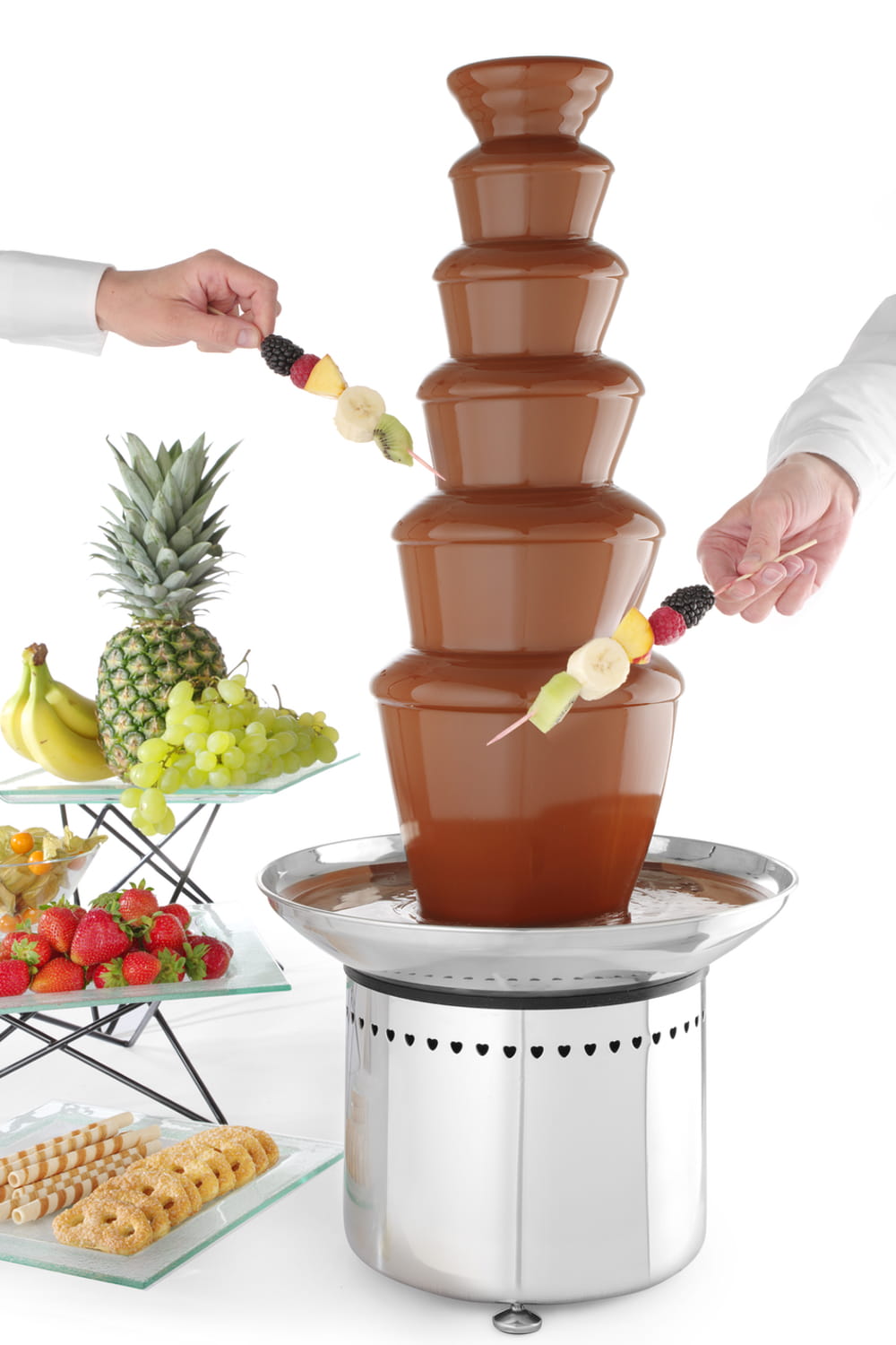 Fontanna do czekoladowego fondue 8kg, 6 poziomów, Hendi