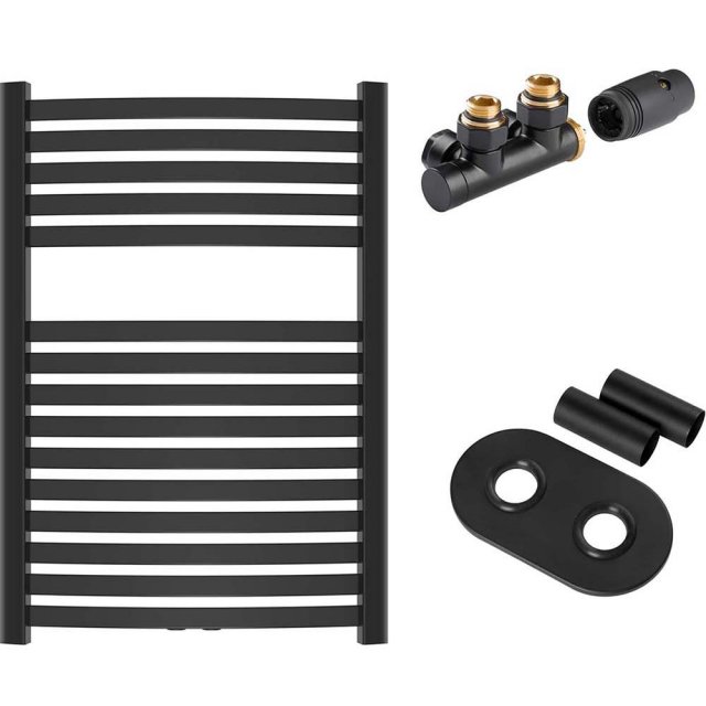 INVENA Grzejnik łazienkowy PROV 80x54 zes. DUOPLEX maskownica podw. c