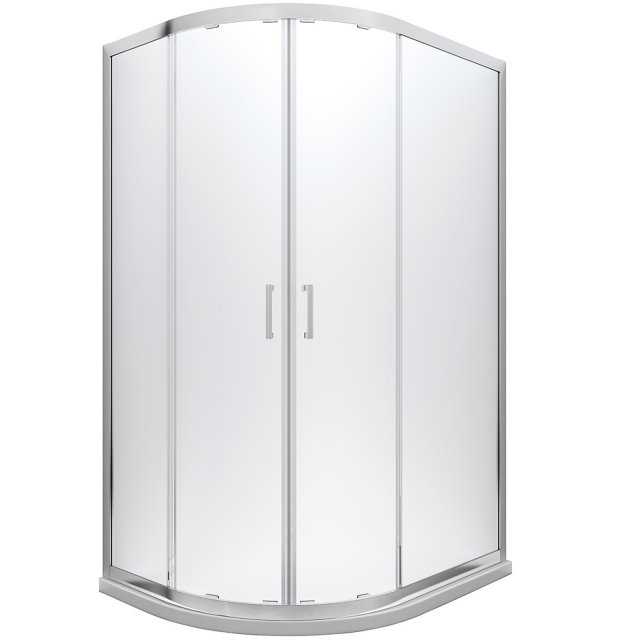 BESCO Kabina prysznicowa MODERN 100x80x185 chrom szkło transparentne