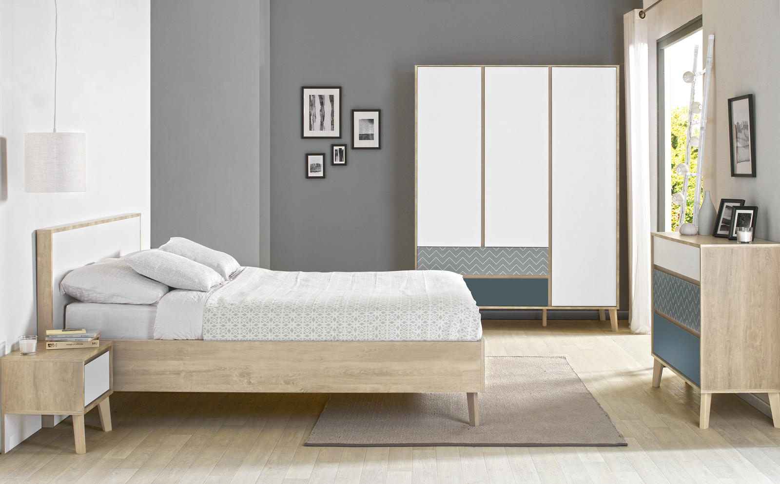 Łóżko Larvik 120x200 cm