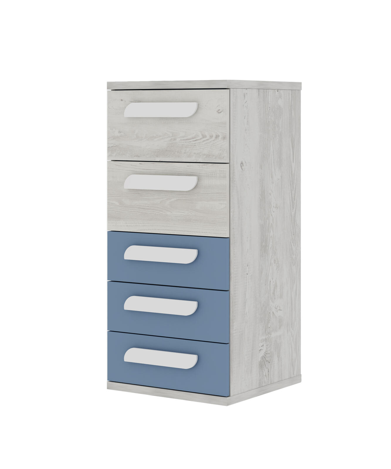 Komoda dziecięca niebieska, cascina Mety wave