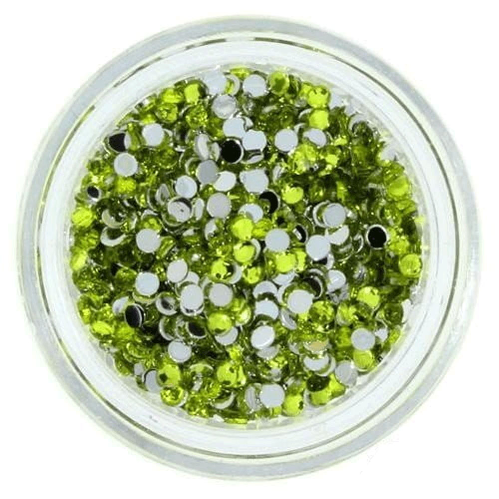 Cyrkonie imitacja szkła 1.5 mm ok.200 szt Nr 18