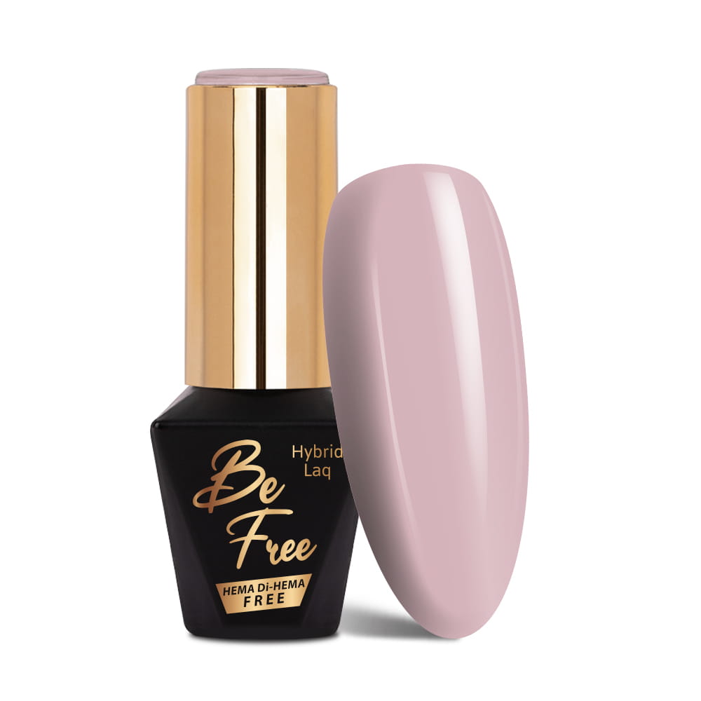 Lakier hybrydowy LED/UV Gel Polish MollyLac BeFree Elegance Nr 3 Classic nude HEMA/Di-HEMA Free 10g