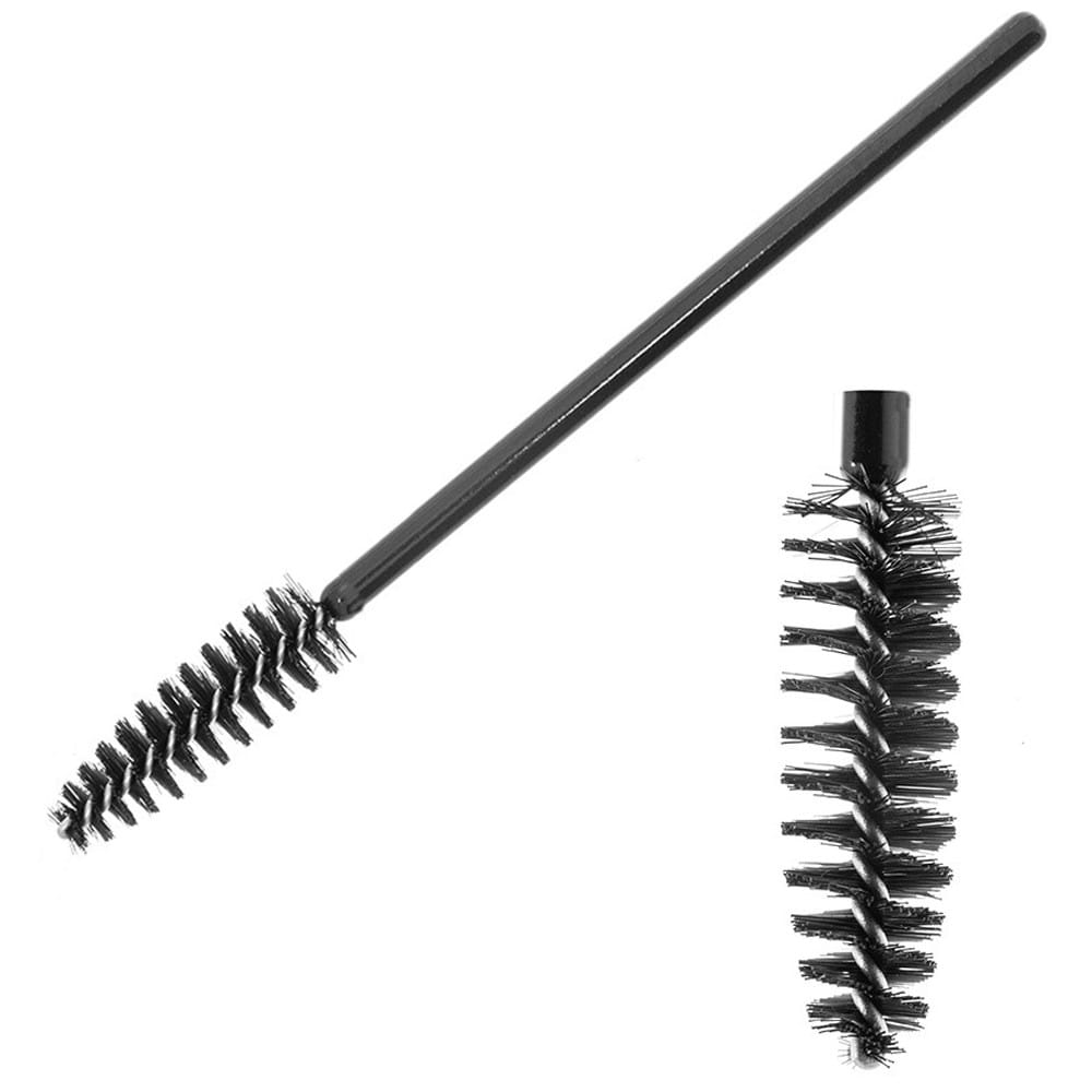 Szczoteczka do rzęs czarna czarny patyczek 1 szt Nr 1