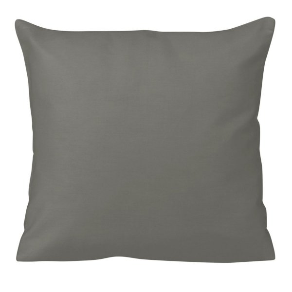 Poszewka na poduszkę 40x40 - 100% bawełna satynowa DARYMEX, zapięcie na zamek wz. jasny szary 037