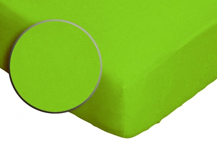 Prześcieradło 100% bawełna satynowa 220x200x20 na gumkę wz. PG 21 nowa zieleń