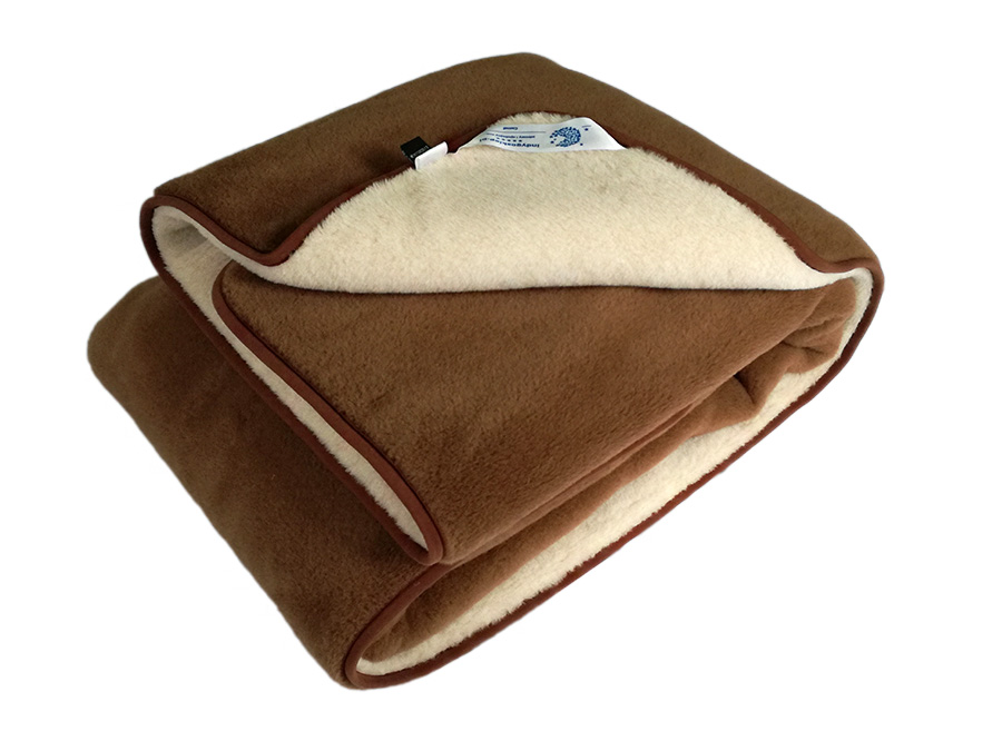 kołdra wełniana camel jasny/camel ciemny 160x200 (+-5cm)