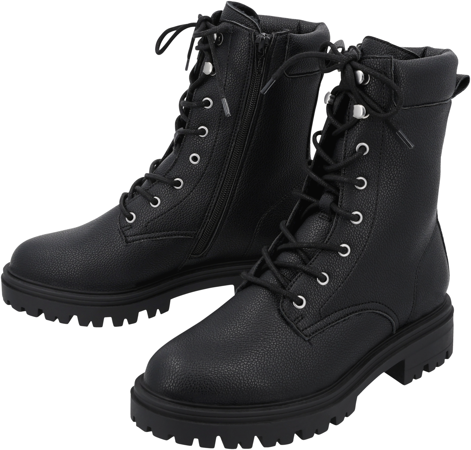 esmara Botki sznurowane damskie Czarny, 36