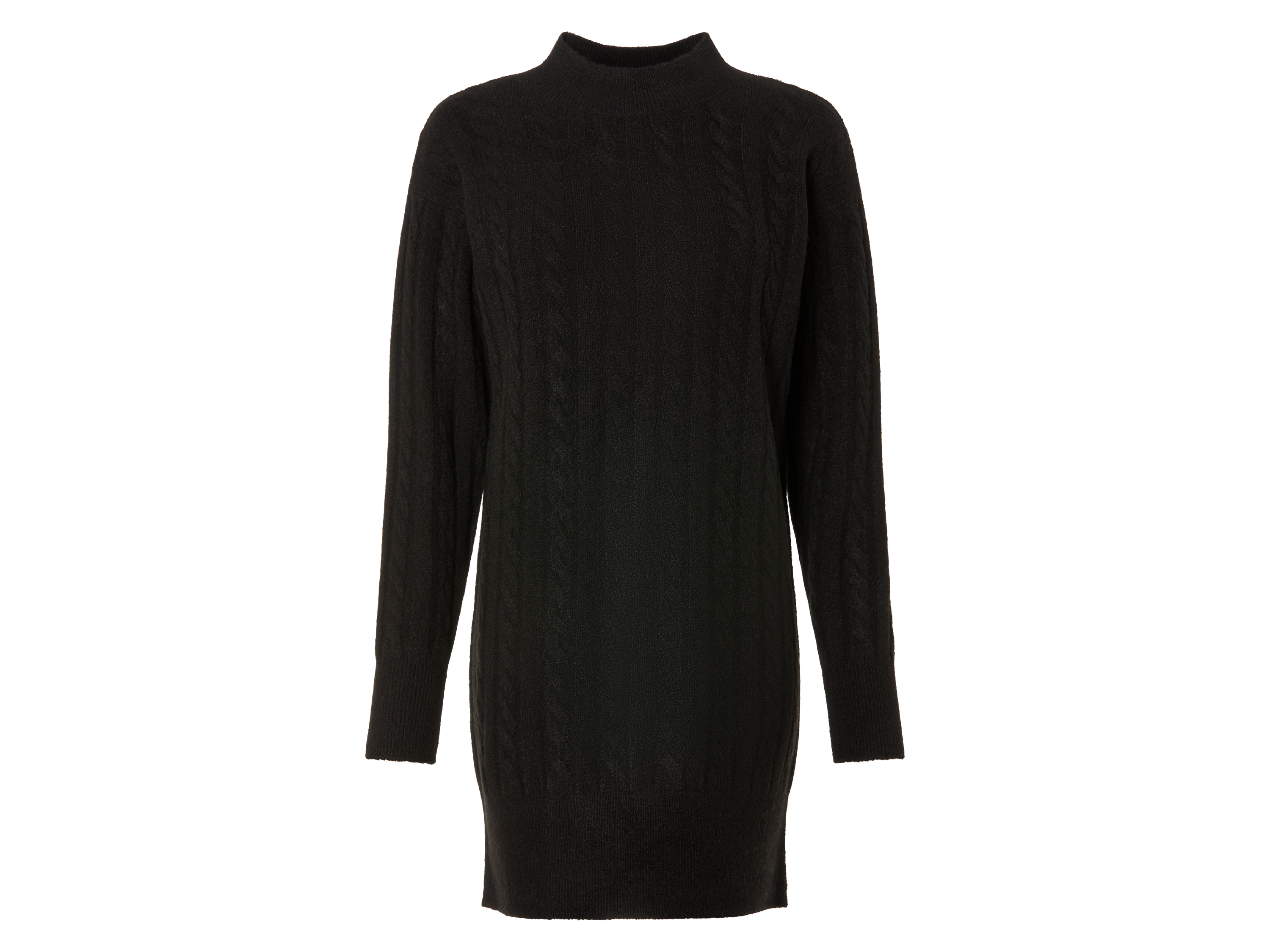 esmara Sukienka damska z dzianiny Czarny, M40/42