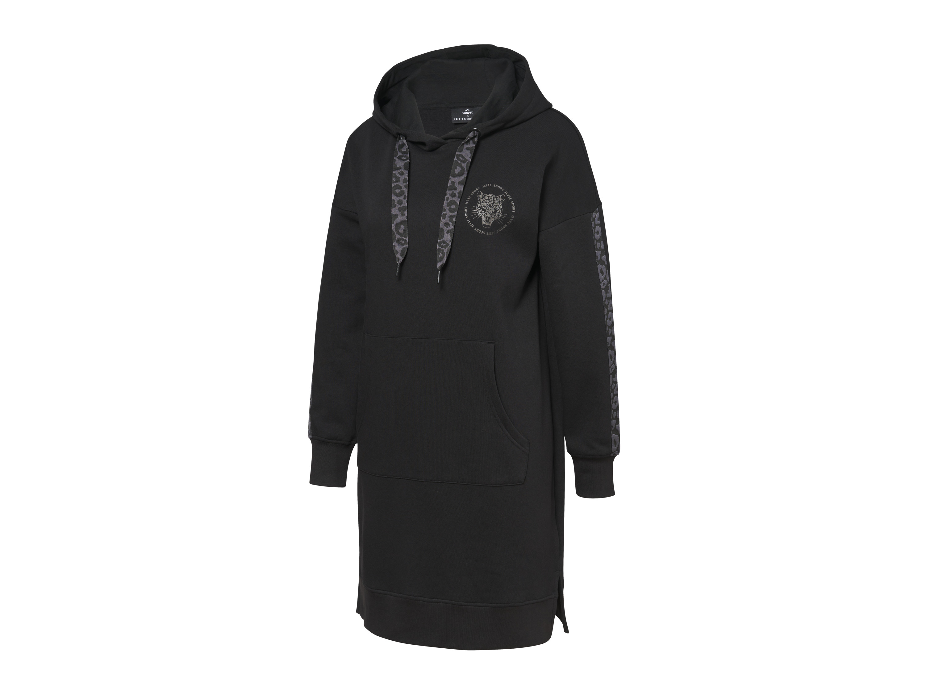 Crivit by Jette Sport Bluzy / sukienki dresowe damskie Czarny, S 36/38