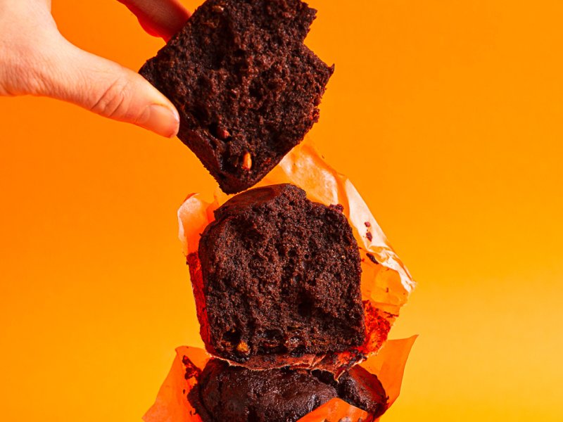 BEZGLUTENOWY Muffin z Rokitnikiem WEGE 110 g - Piekarnie Cukiernie Putka