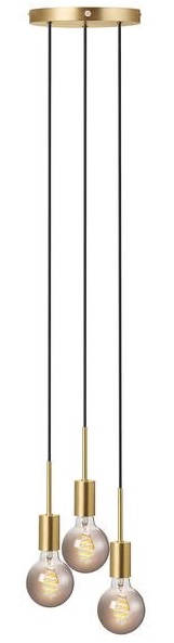 Darmowa Dostawa - Lampa wisząca 3x40 W mosiądz Nordlux Paco 2112063035