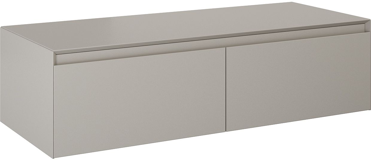 Darmowa Dostawa - Szafka z blatem 120x45.8x31.9 cm boczna wisząca beżowa Elita Split Slim RE081204057020