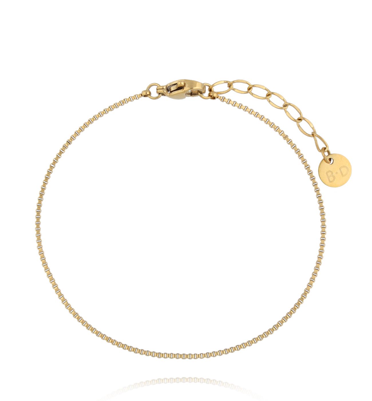 Bransoletka z łańcuszkiem złota BSY0361 - By Dziubeka