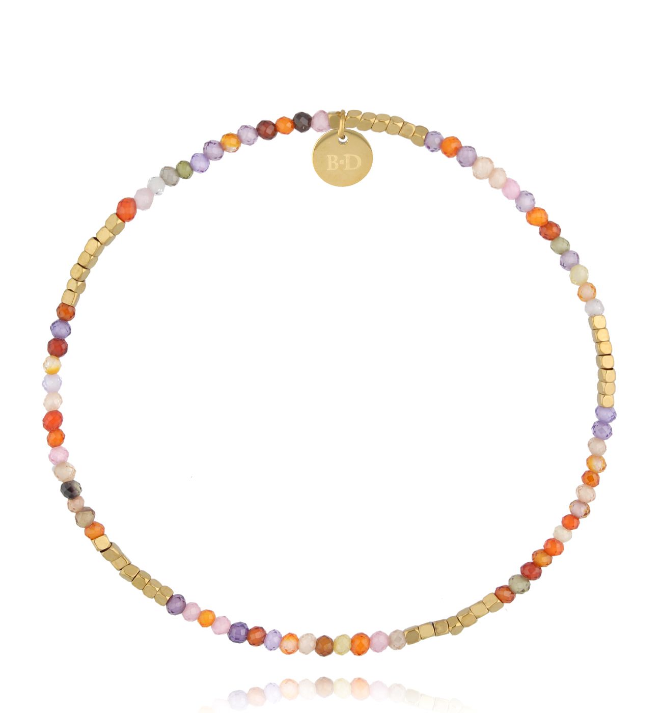 Bransoletka kolorowa z cyrkoniami Miranda - By Dziubeka