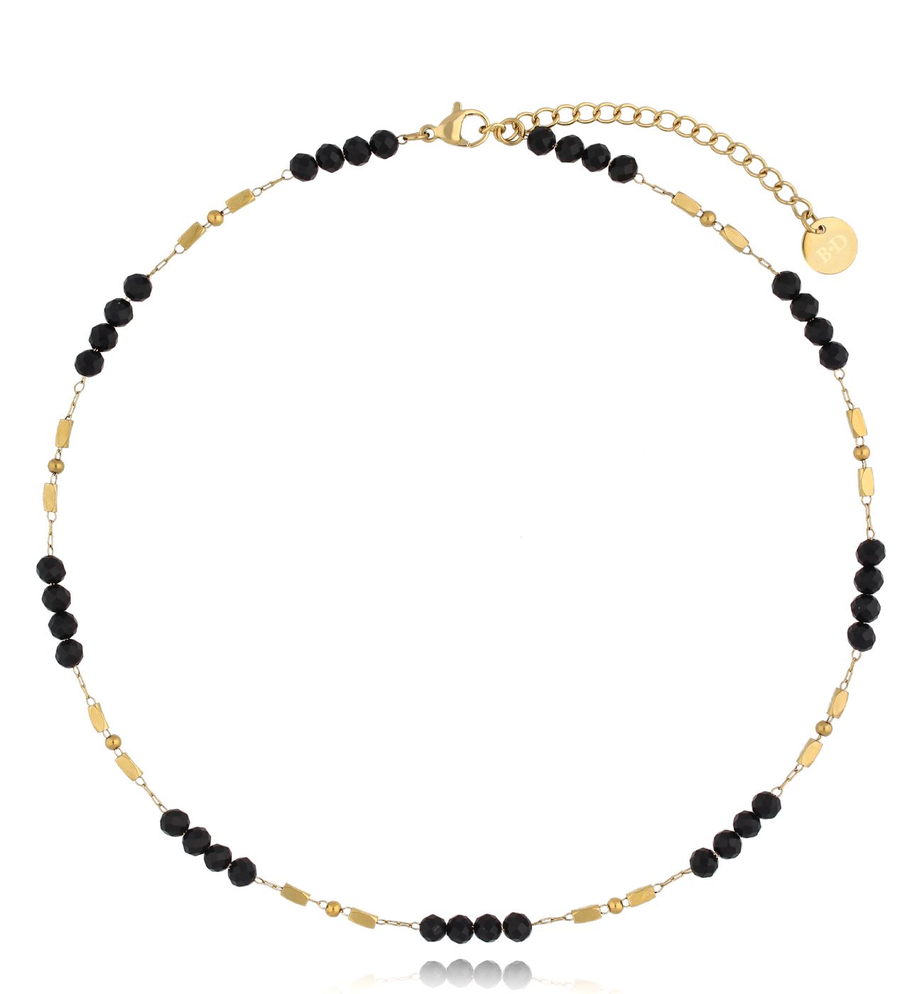 Naszyjnik z czarnymi onyksami Combo - By Dziubeka