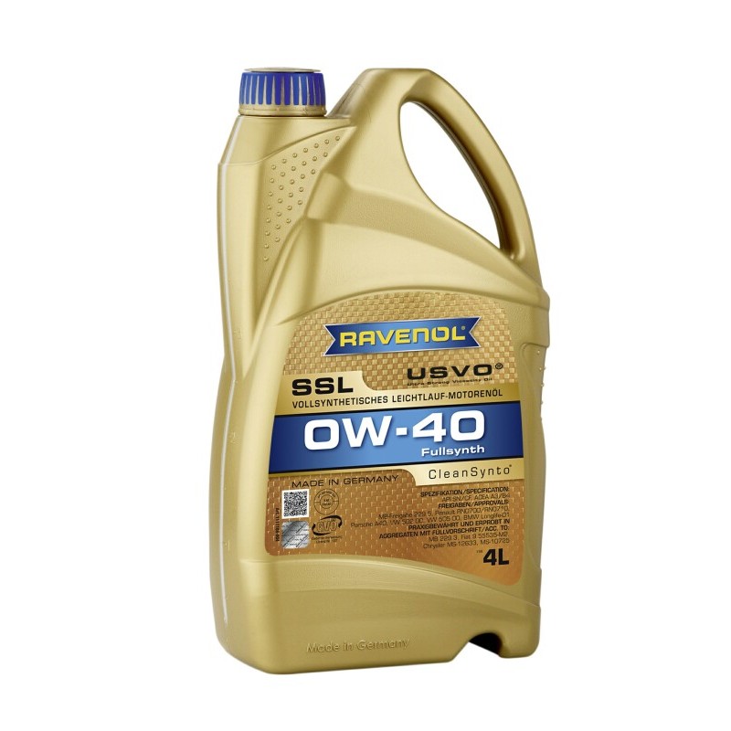 RAVENOL CLEANSYNTO SSL USVO 0W40 4L - Petrostar