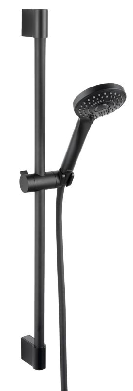 Zestaw prysznicowy Ferro Horn czarny mat, 3-funkcje, easy clean, 1 szt.