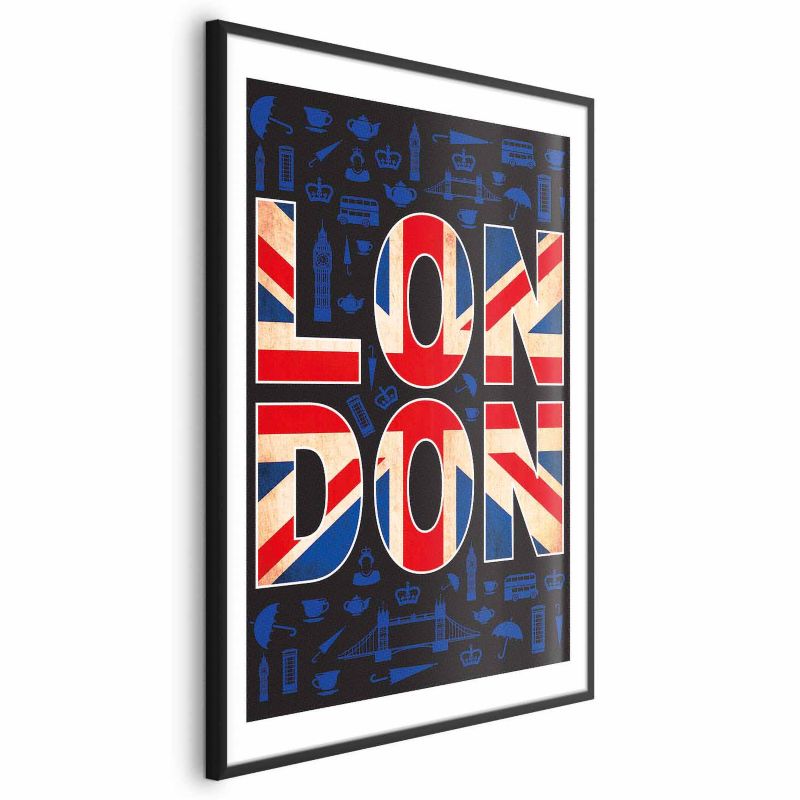 Plakat Artgeist Miasto kultury 60x90 cm z ramą czarną 1 szt