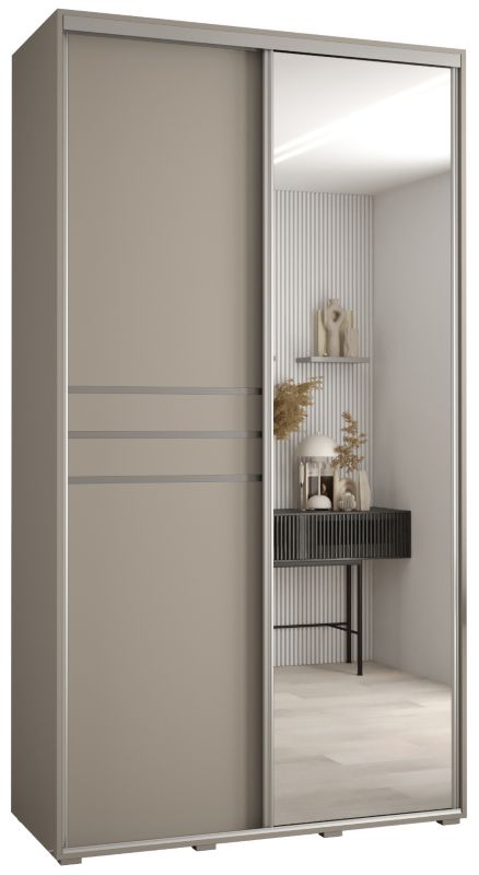 Szafa przesuwna Abiks 60 wysoka Dakota 11 140 kaszmir+kaszmir+sreb 1 szt