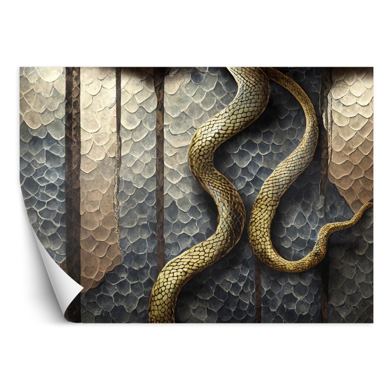Fototapeta Feeby Gold Glamor Snake 450x315 1 szt